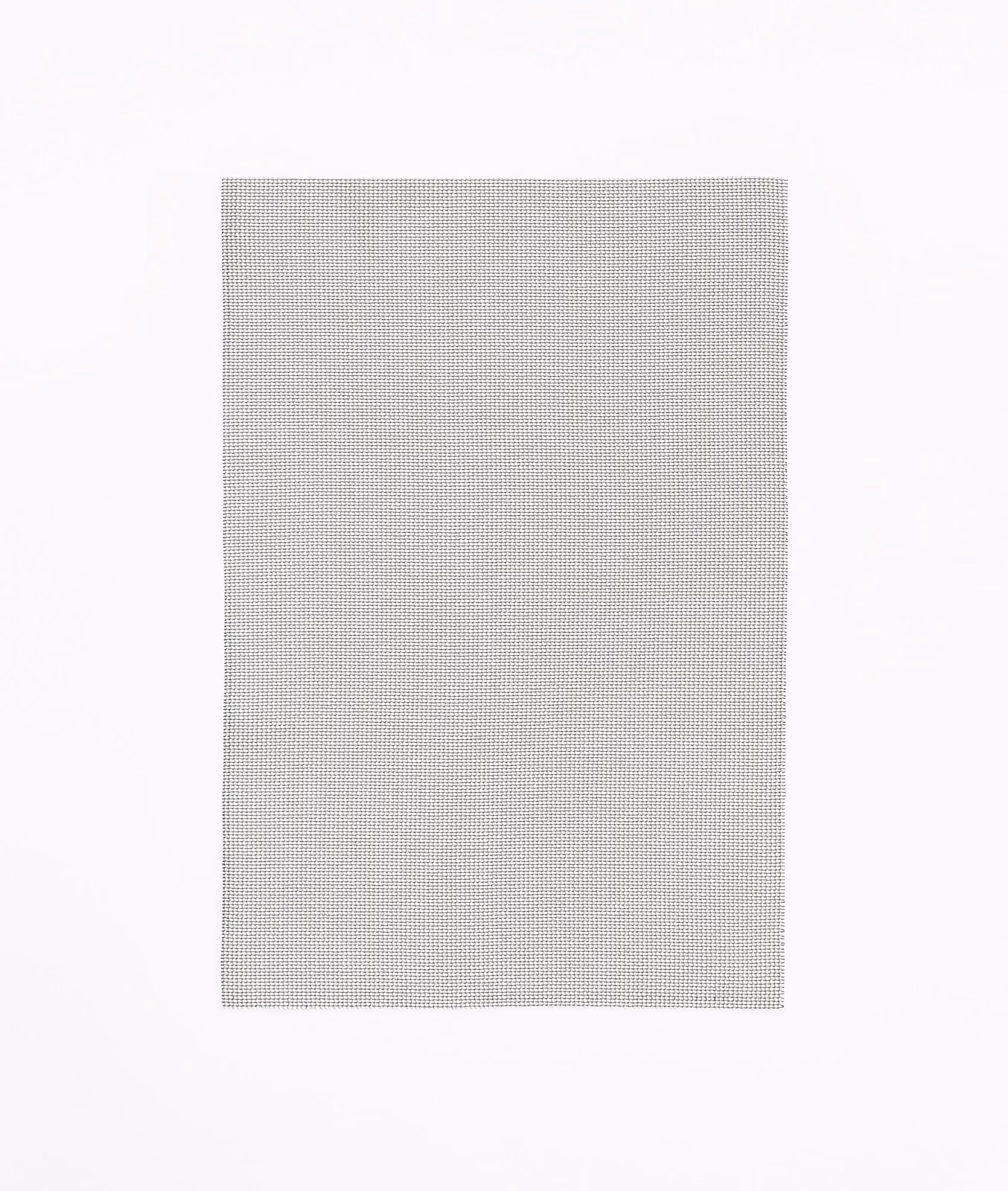 Pale silver-grey fabric swatch showing a fine, tightly woven micro-texture