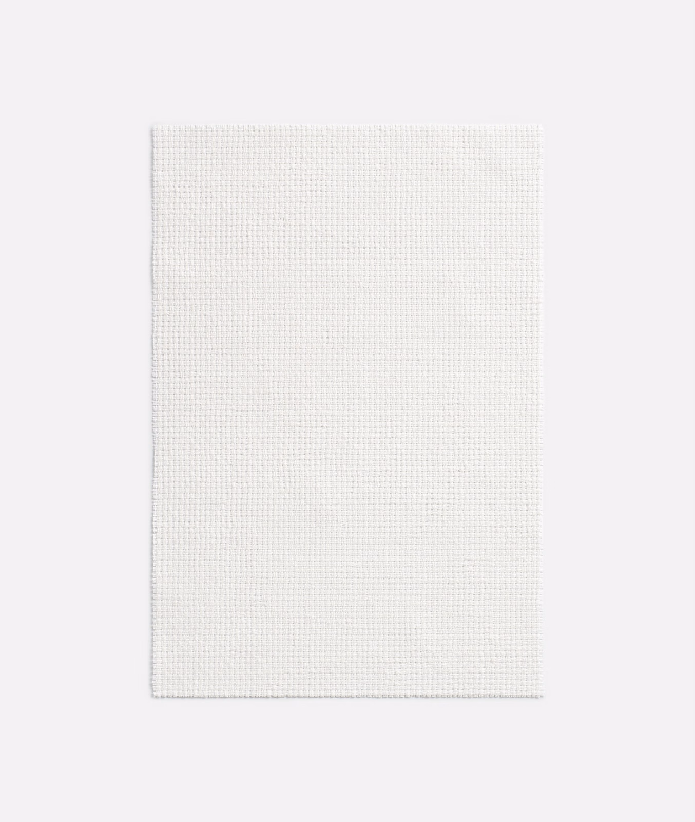 Pale latte cream fabric with a fine, evenly spaced woven grid