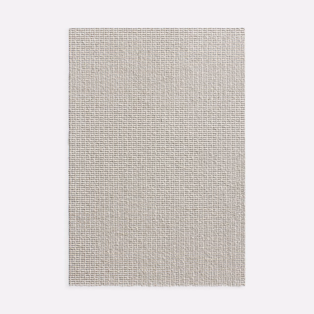 Pale greige Zibì Linen swatch showing a fine, tightly woven micro-check texture