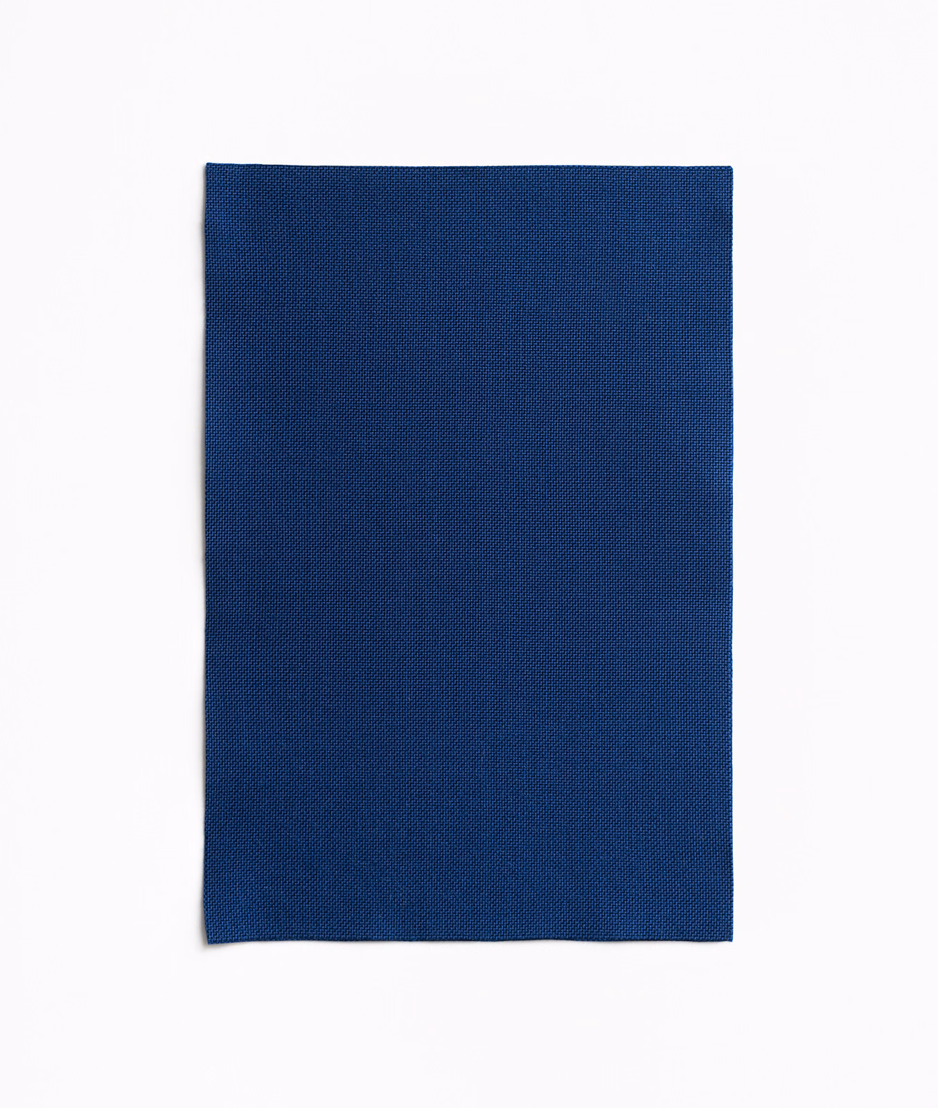 Deep navy outdoor textile swatch with a fine, subtly ridged woven texture