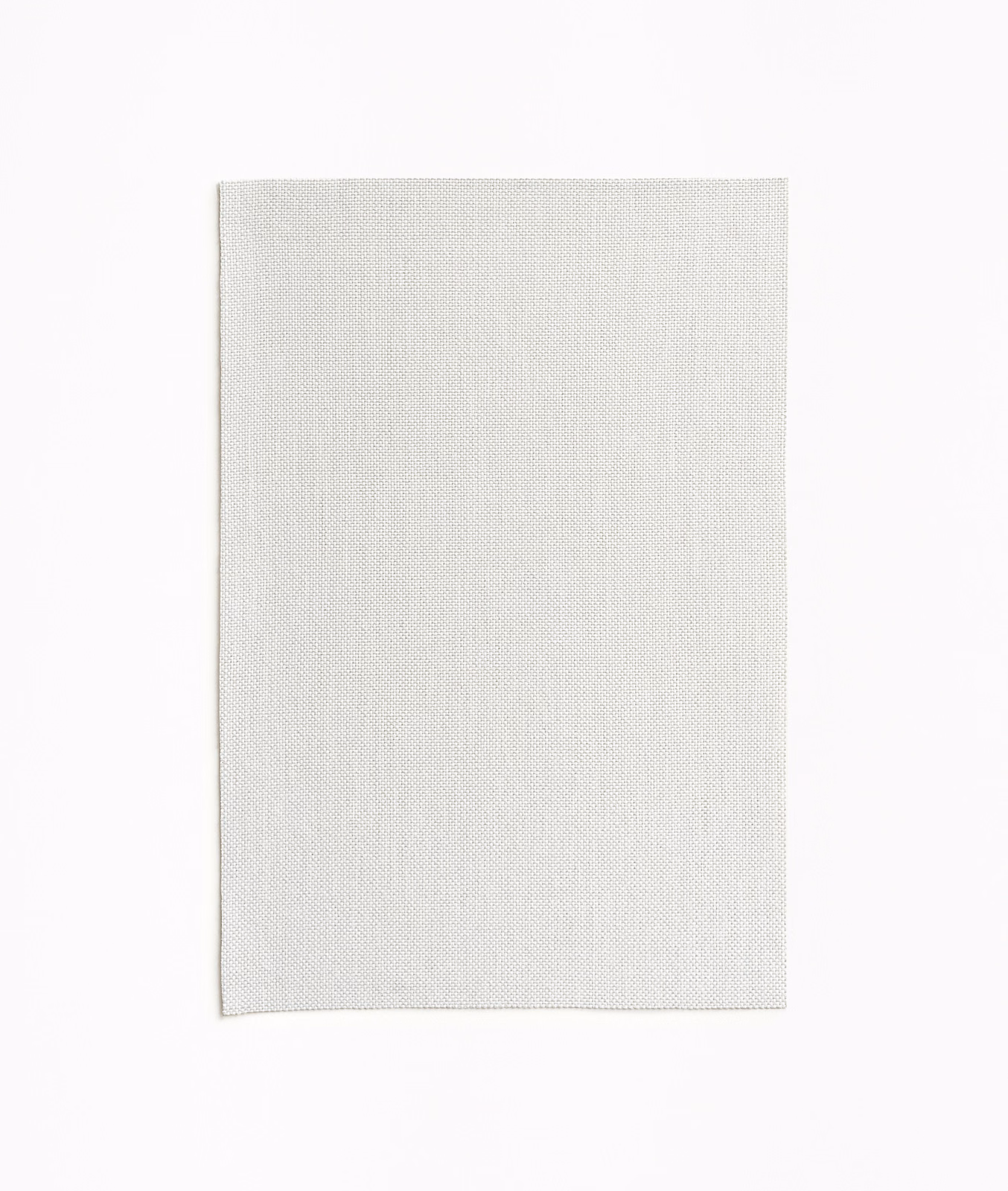 Pale pearl-grey outdoor fabric swatch showing a fine, subtly linear woven texture