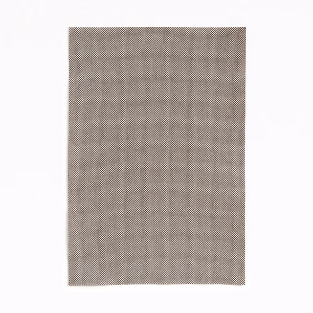 Close taupe-brown micro-patterned weave with a finely textured outdoor upholstery surface