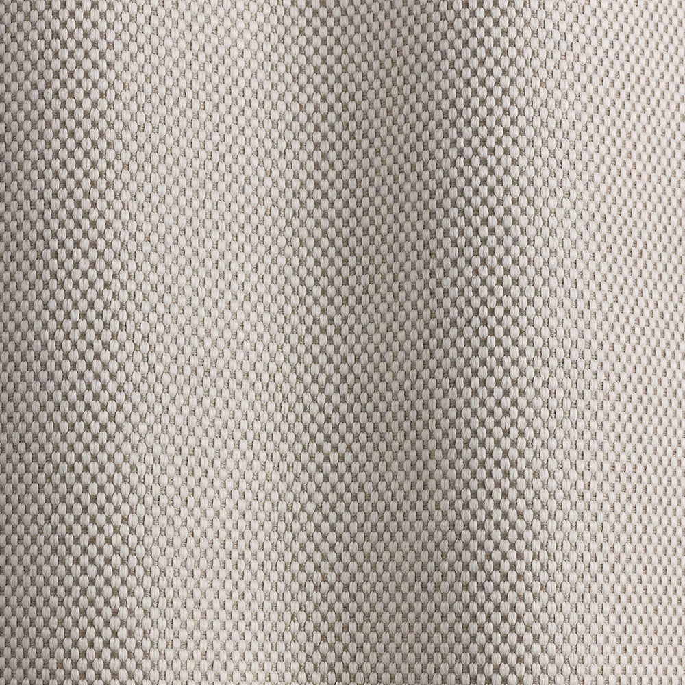 Close-up of Cabas Beige showing a dense greige-beige textured outdoor weave