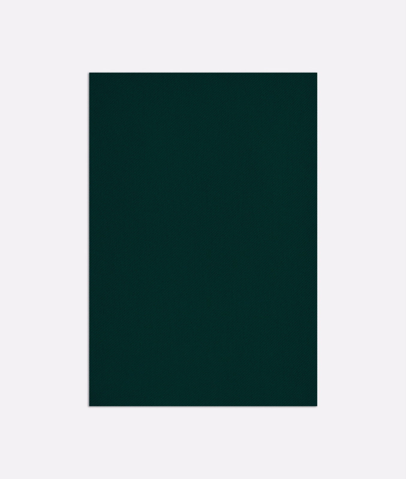 Deep forest green plain-textured Farniente Foresta Tropicale fabric swatch