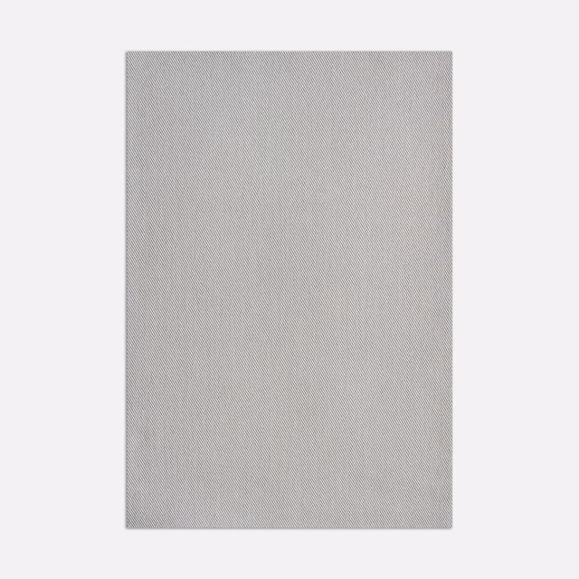 Pale pearl-grey outdoor fabric with a fine, subtly diagonal woven texture