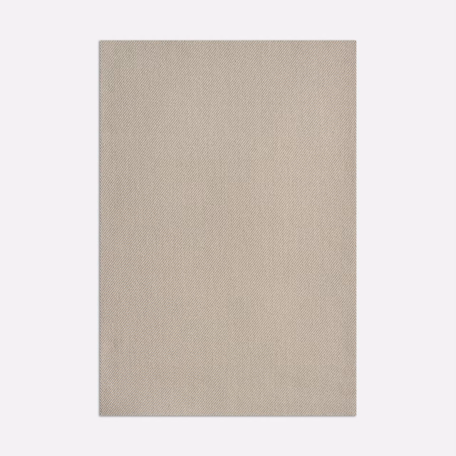 Silvery sand taupe outdoor fabric with a fine, even woven texture