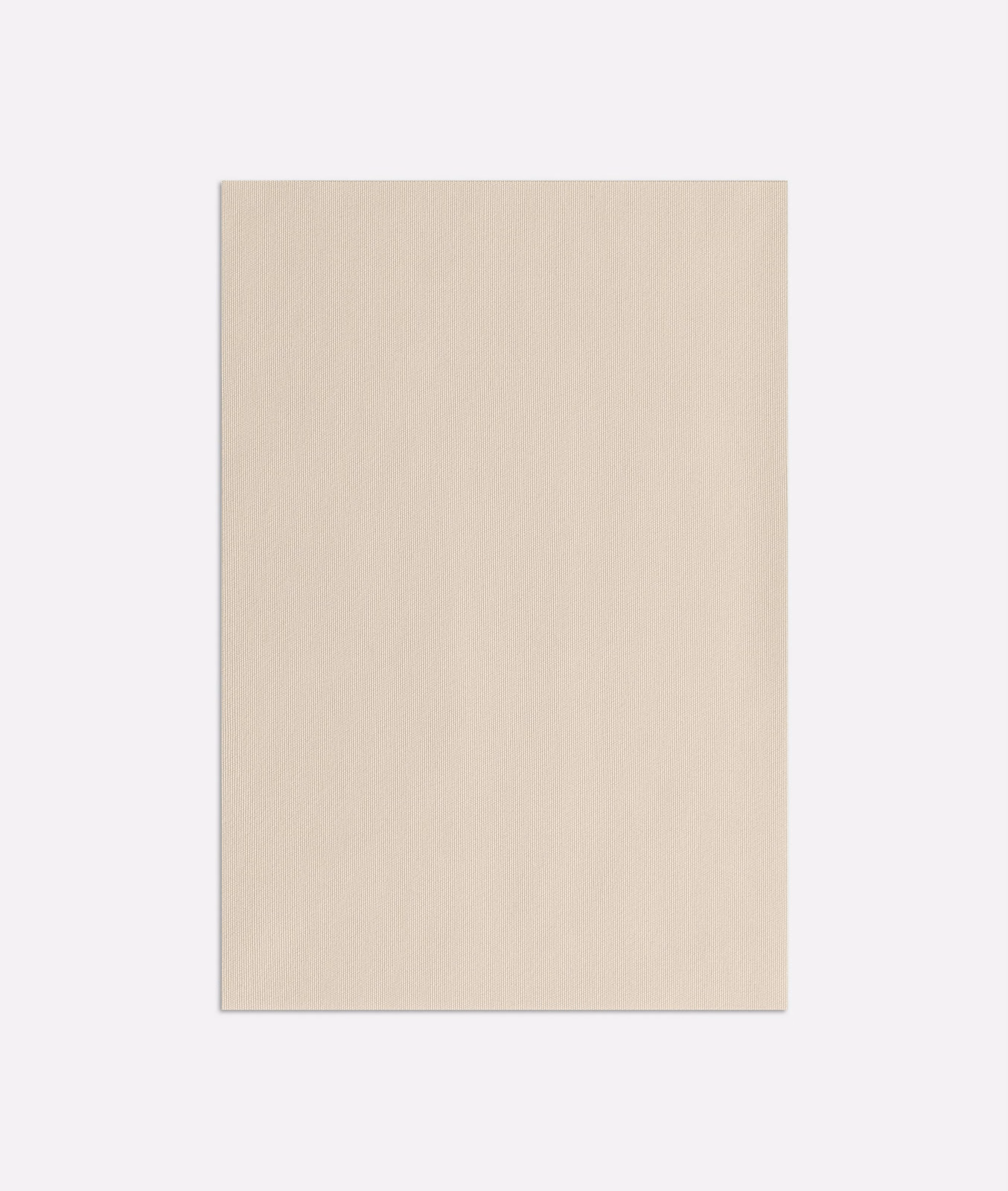 Warm ivory outdoor fabric with a fine, subtly textured plain weave