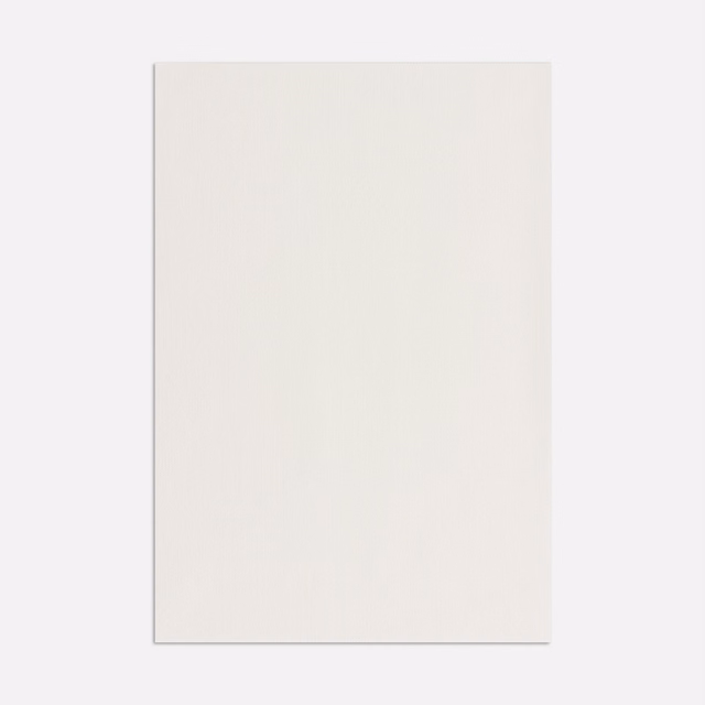 Soft ivory plain outdoor fabric swatch with a barely textured, warm white surface