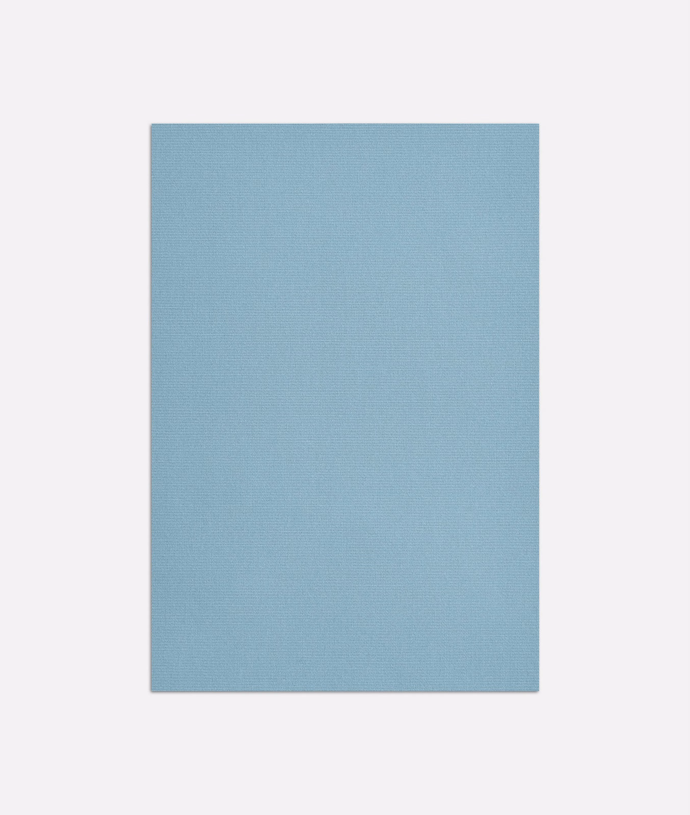 Pale aqua-blue plain woven fabric swatch with a finely textured surface