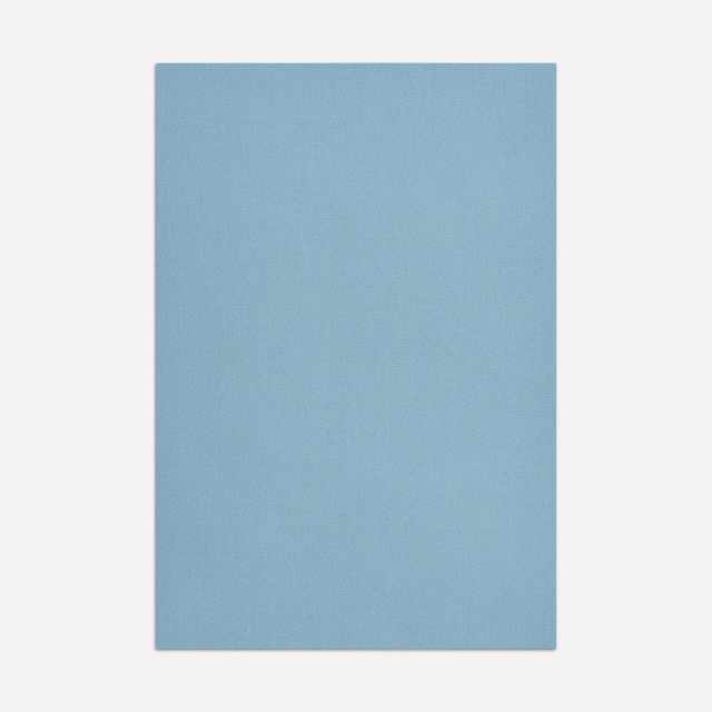 Pale aqua-blue plain woven fabric swatch with a finely textured surface