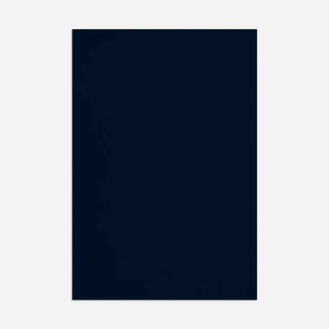 Deep ink navy plain outdoor fabric swatch with a subtly textured surface