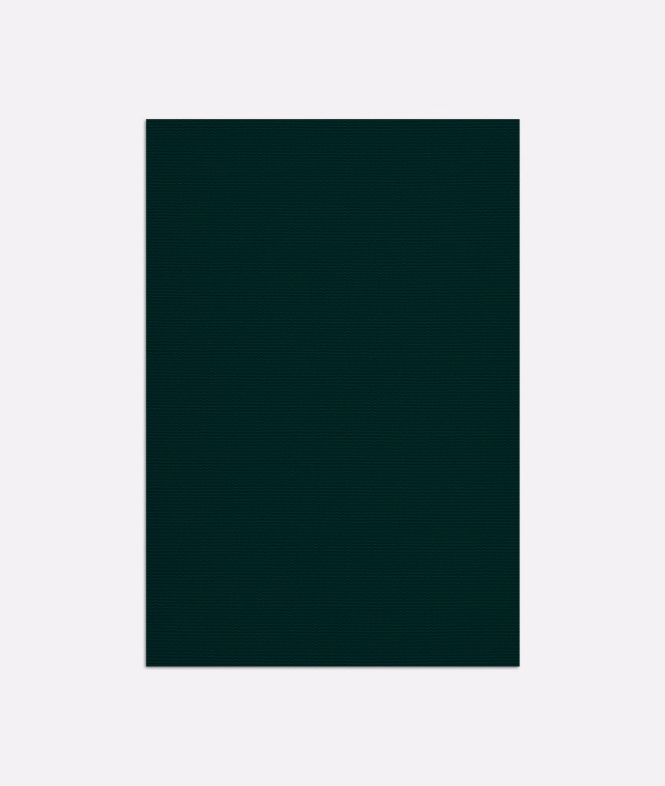 Deep forest-green solid outdoor fabric swatch with a smooth, even surface