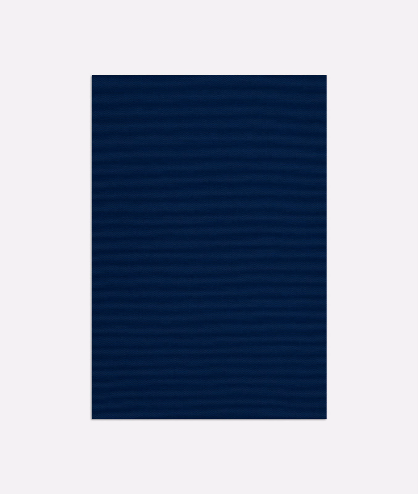 Deep cool navy outdoor fabric swatch with a subtle, even textile grain