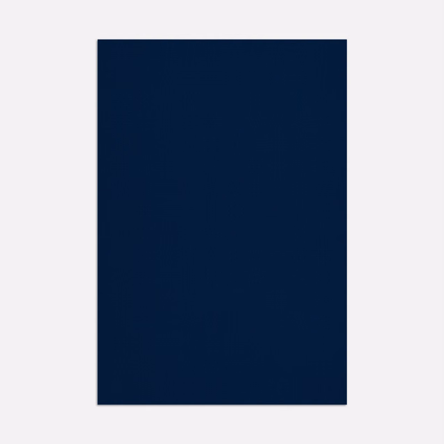 Deep cool navy outdoor fabric swatch with a subtle, even textile grain
