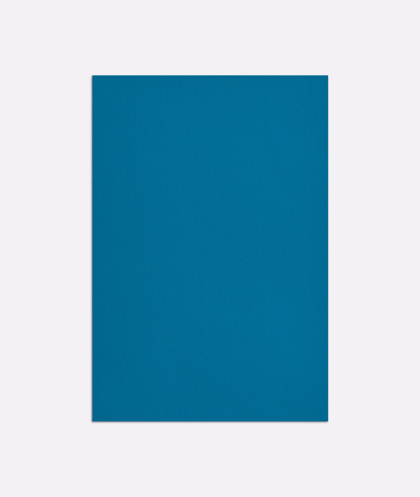 Deep teal blue plain-woven outdoor fabric with a subtly textured surface