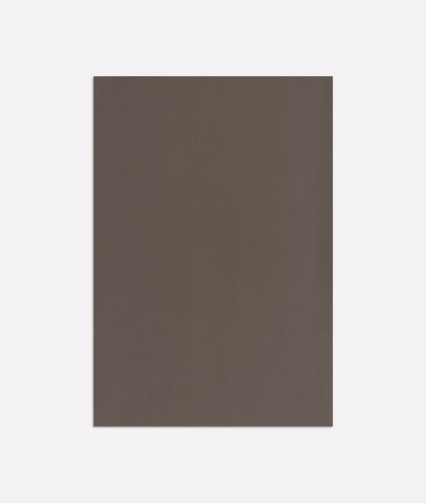 Deep brown taupe plain fabric with a subtle fine woven surface