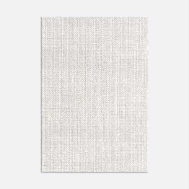 Pale ivory-white outdoor fabric showing a fine, softly textured woven grid