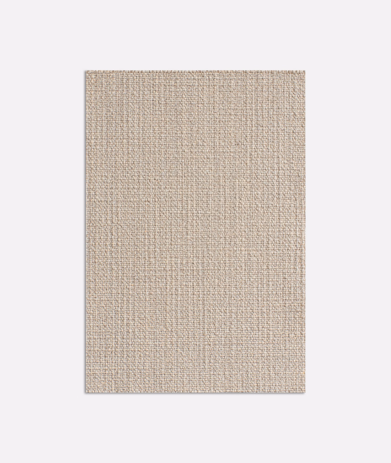 Stone-beige Gabbiano Pietra swatch showing a fine, softly irregular woven grid