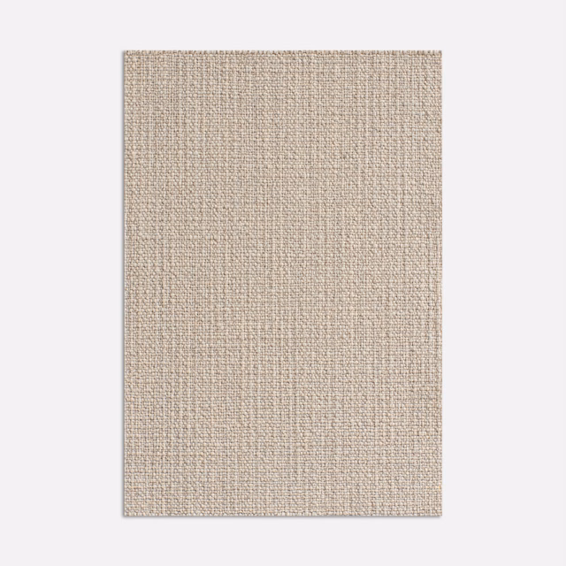 Stone-beige Gabbiano Pietra swatch showing a fine, softly irregular woven grid