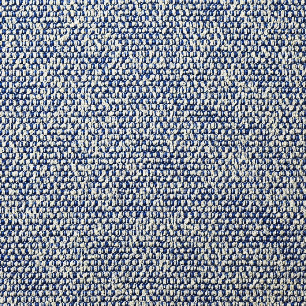 Close-up of Rococò Navy’s navy and cream, tightly pebbled woven texture