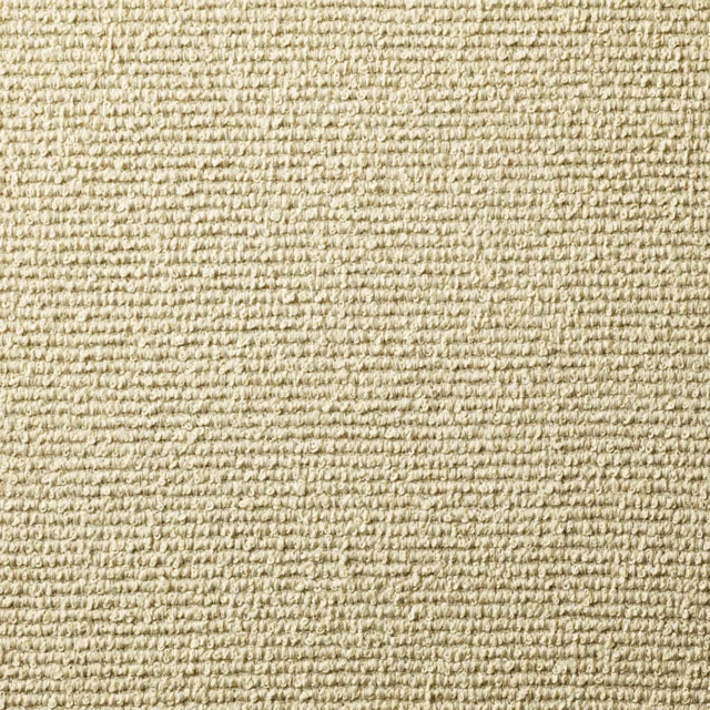 Warm stone-beige outdoor fabric with a close, irregular nubby woven texture