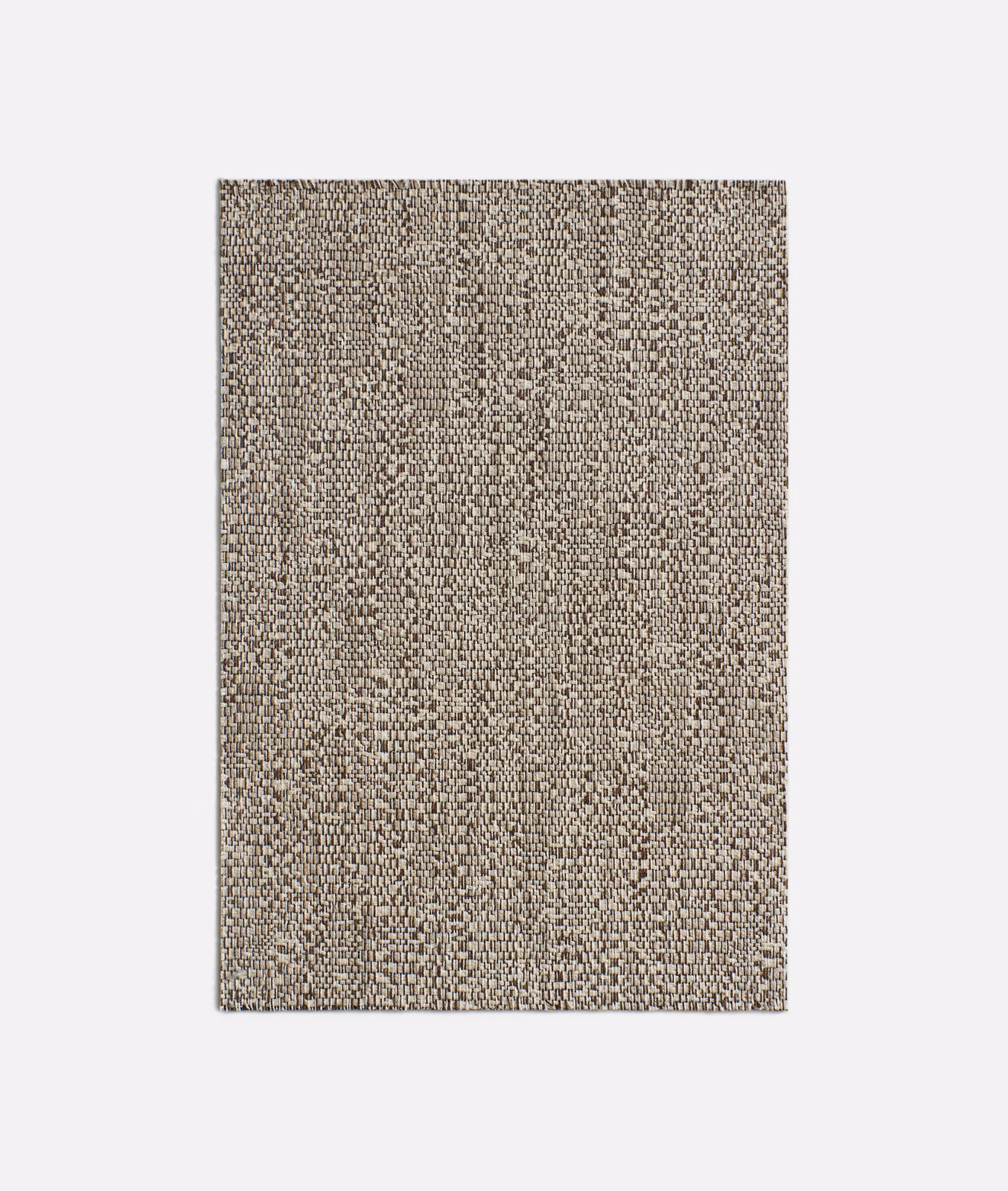 Taupe Betulla jacquard with tiny dark flecks and a tactile, pebble-like weave