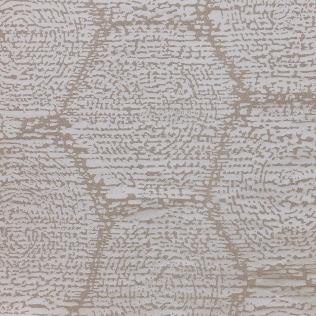 Pale grey-beige jacquard with broken taupe lines and distressed texture