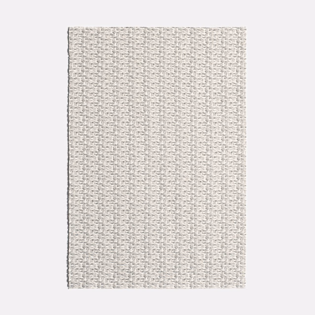 Pearl-grey jacquard swatch with a finely pebbled, woven surface