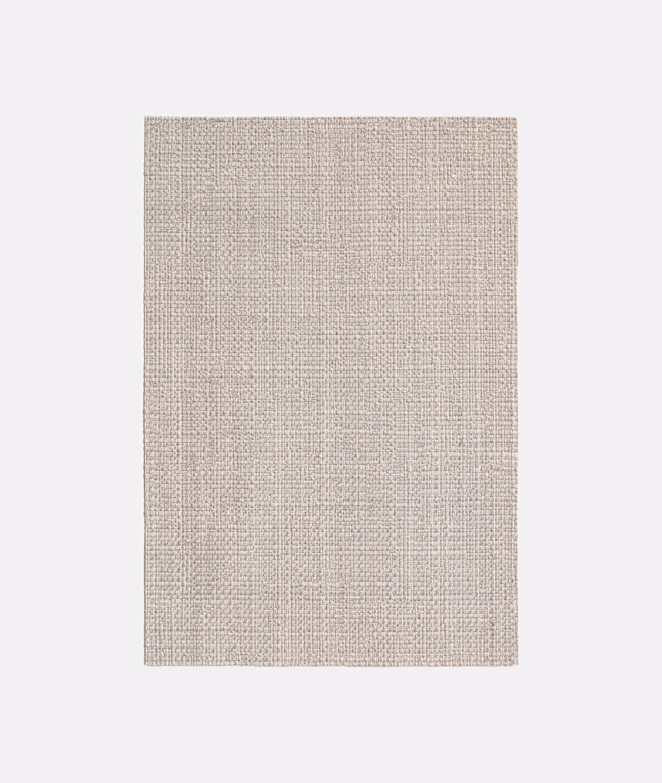 Pale greige Rododendro Perla swatch showing a fine, tightly grained woven surface