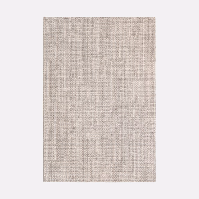 Pale greige Rododendro Perla swatch showing a fine, tightly grained woven surface