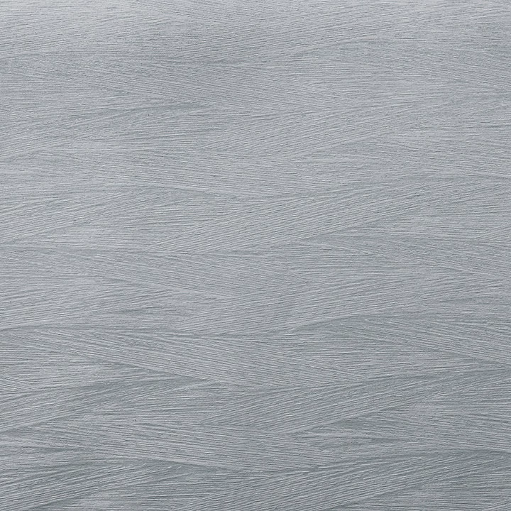 Pale blue-grey jacquard swatch with fine directional woven lines and subtle tonal variation