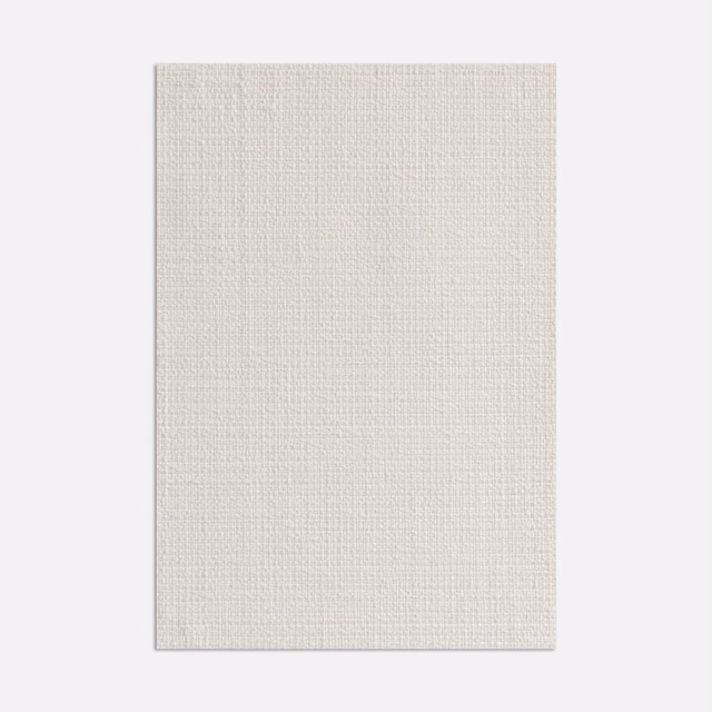Pale ivory Salisgrano Bianco jacquard with a fine, softly gridded weave