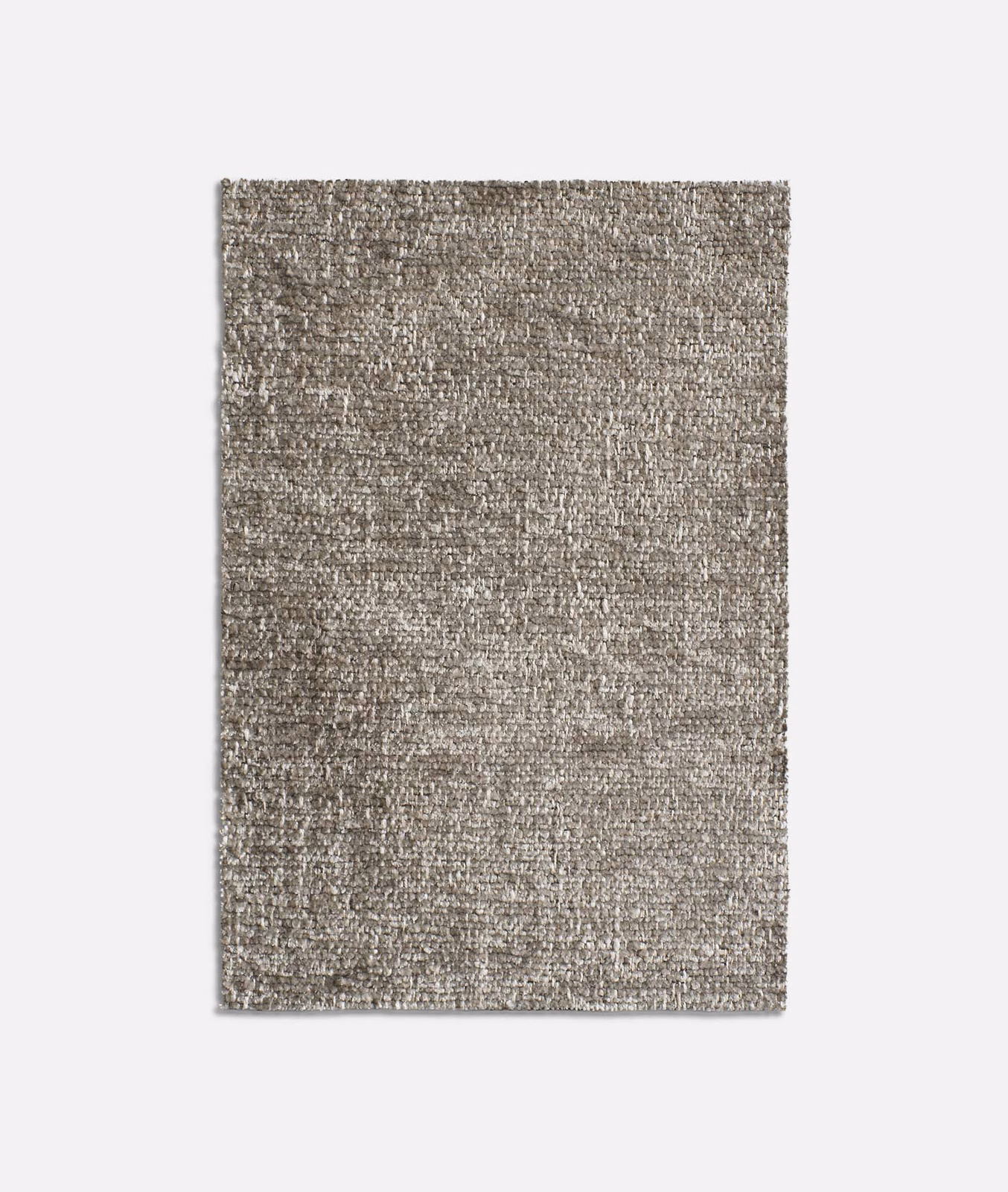 Mottled taupe-grey jacquard with a dense, grainy woven surface