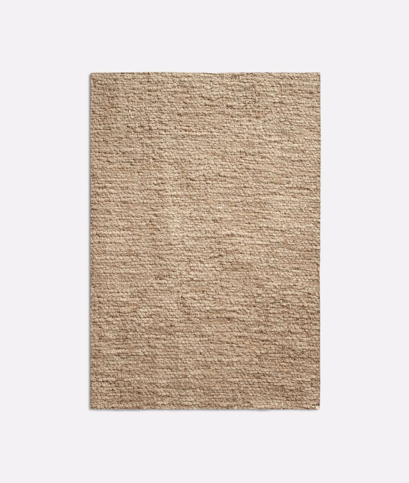Warm taupe-beige jacquard swatch with dense irregular horizontal woven texture