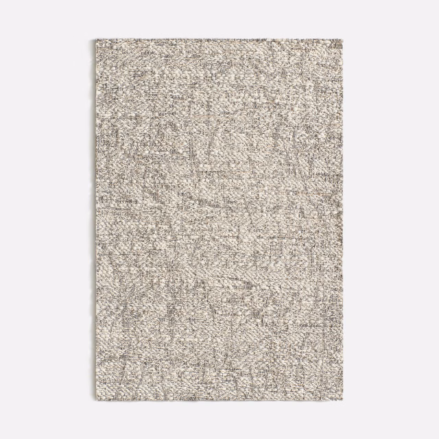 Pale greige jacquard swatch with delicate branching thorn lines and grainy texture