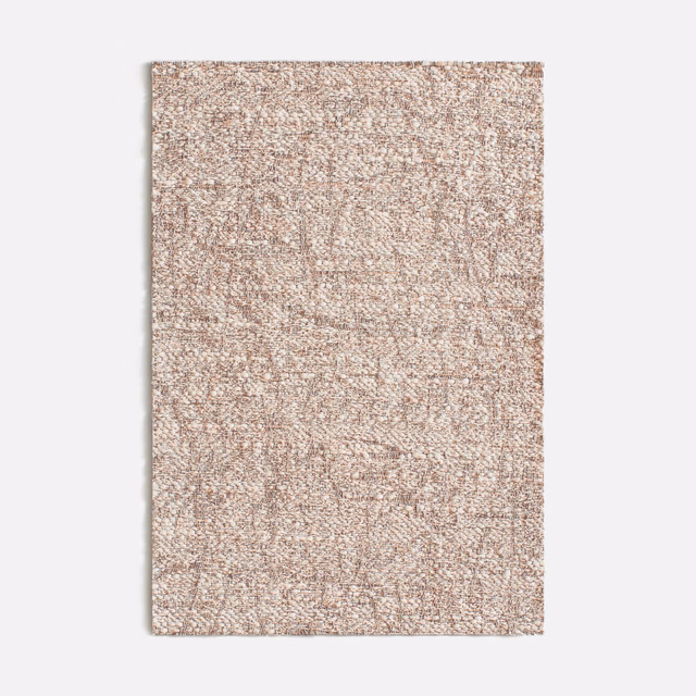 Blush-terra jacquard swatch with fine thorn-like branching texture