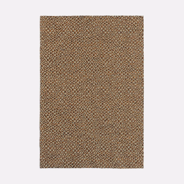 Warm bronze-brown jacquard with dense tiny flecked geometric texture