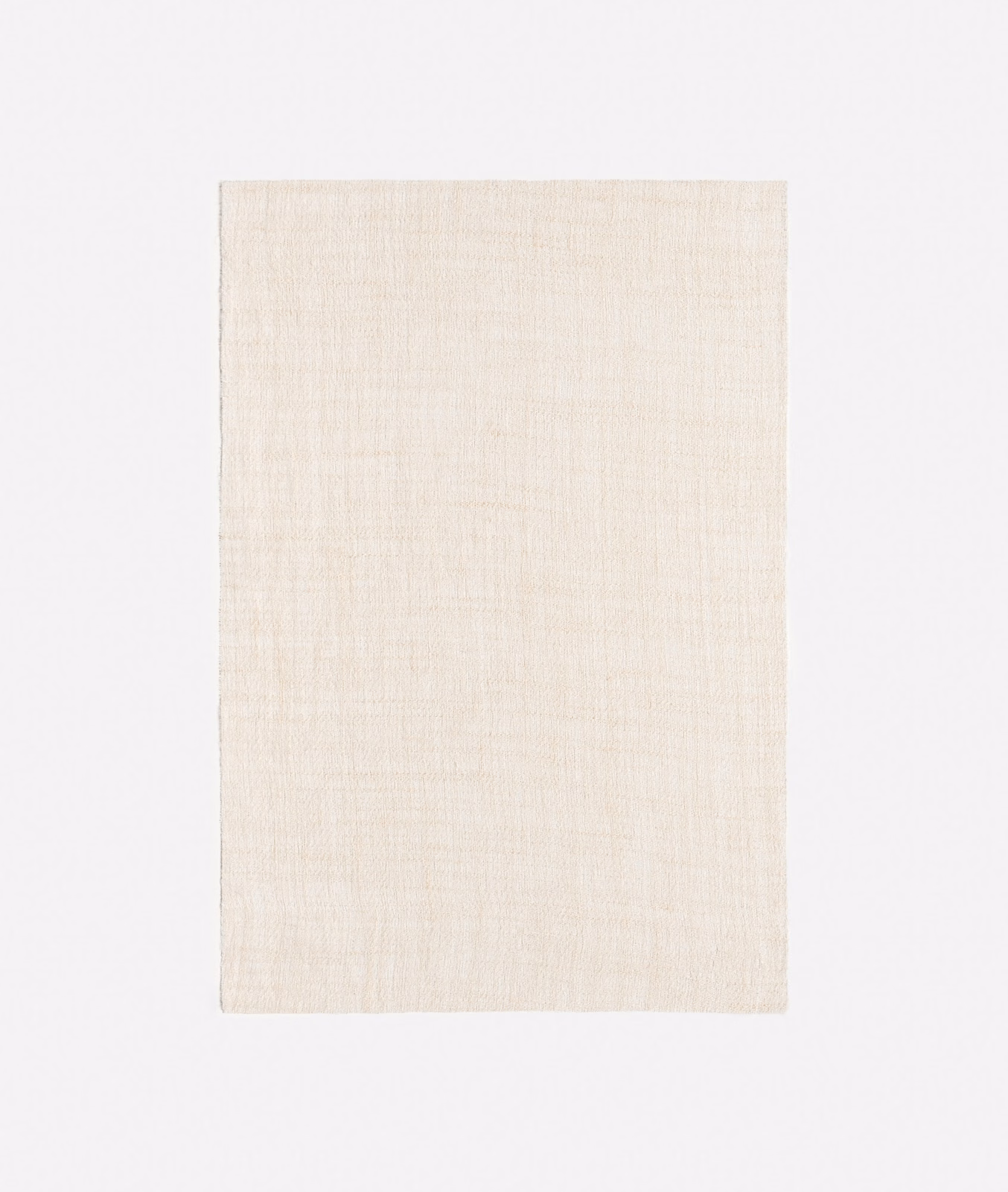 Pale ivory textile swatch showing a fine, softly crosswoven linen texture