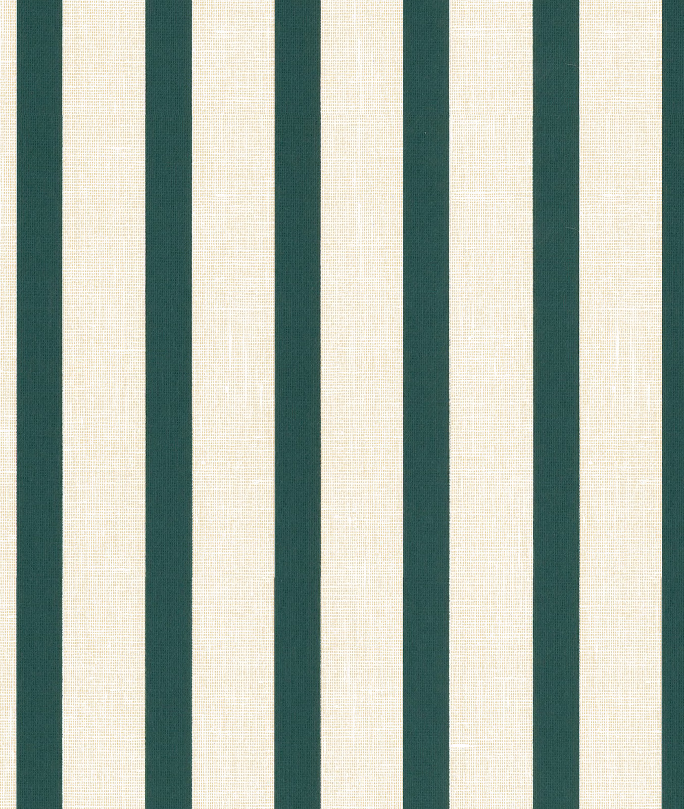 Deep forest-green and ivory vertical stripes with a subtle crosshatched surface