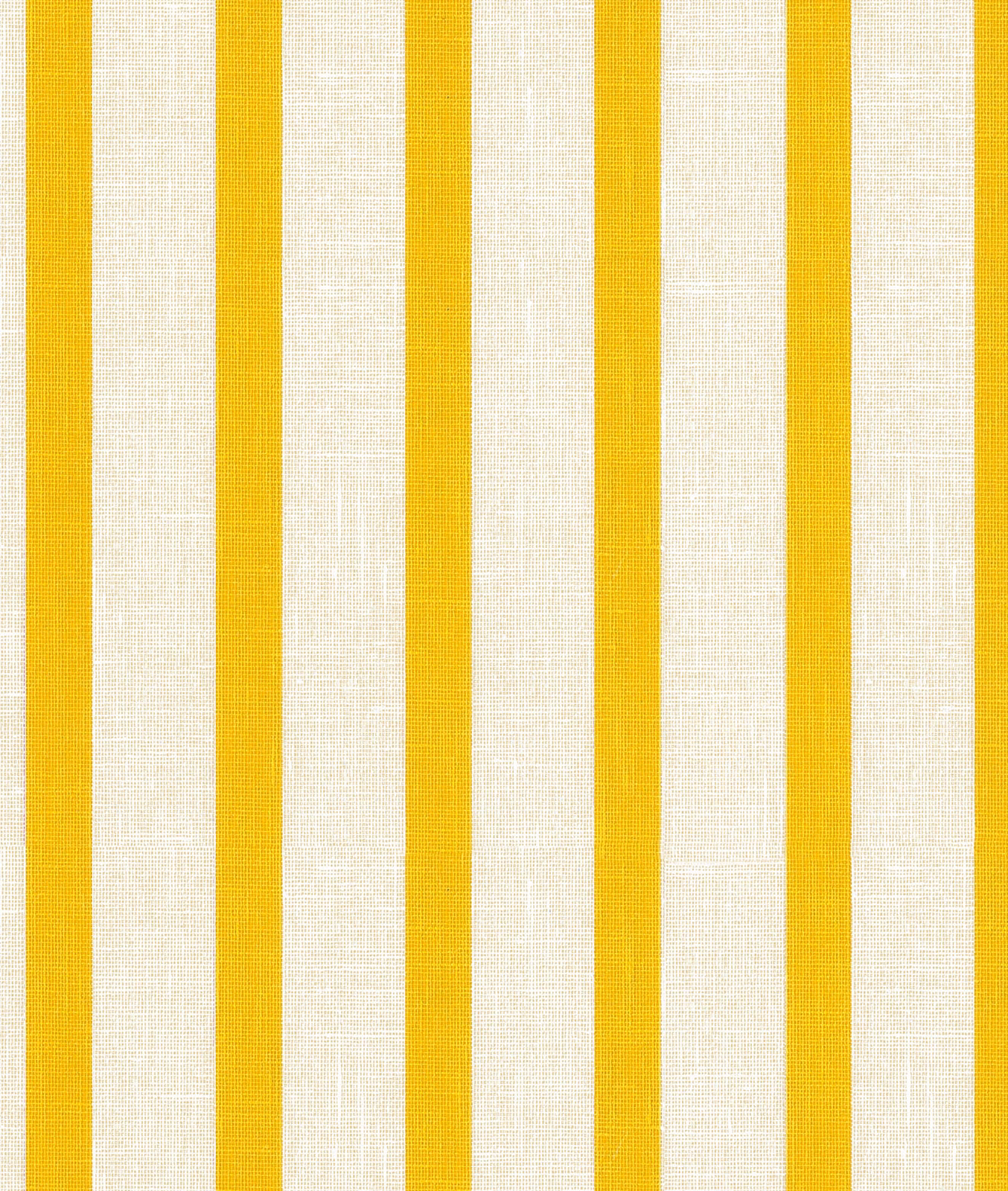 Ivory and golden-yellow fabric with broad vertical stripes and fine textile texture