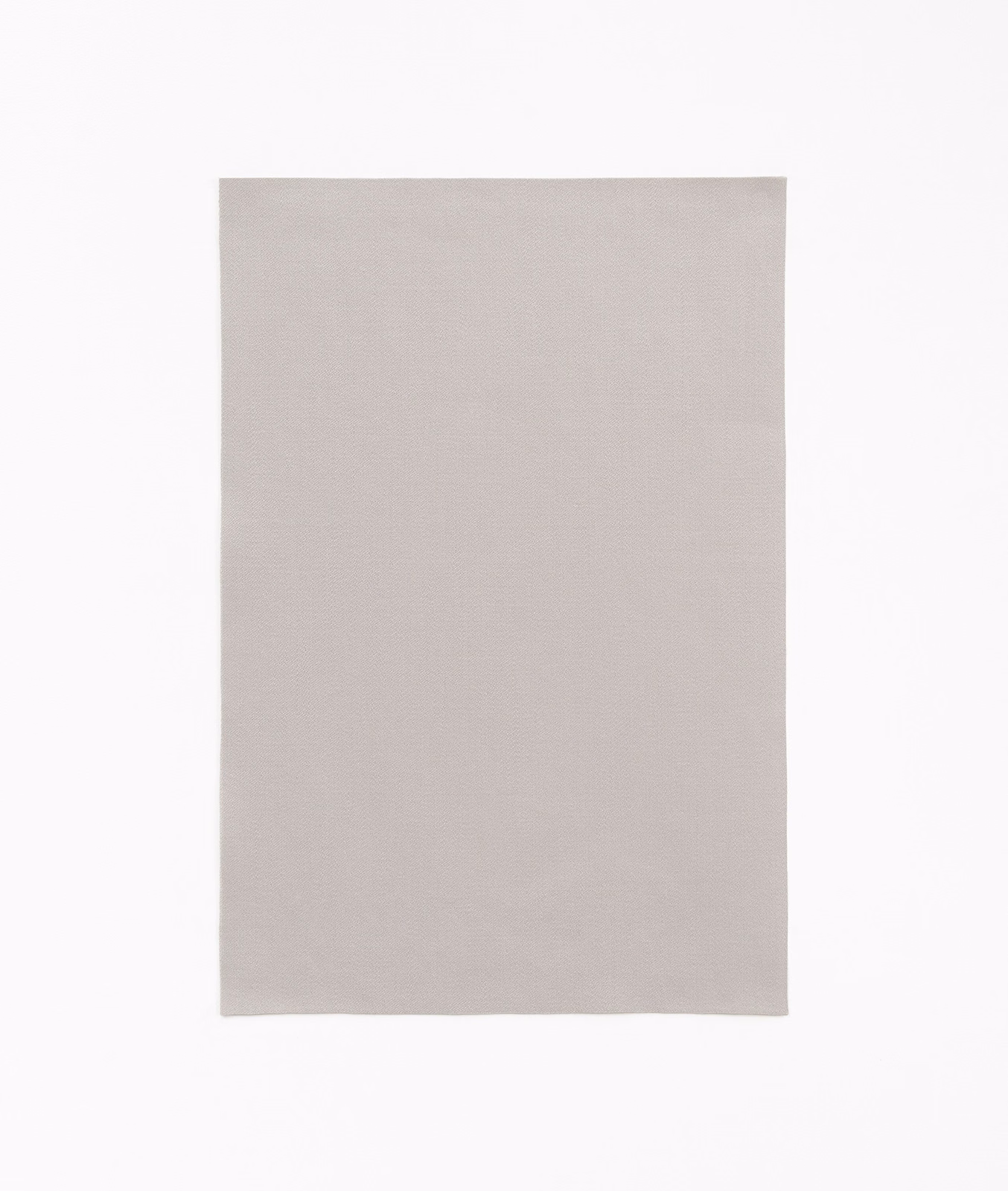Pale silvery-taupe satin with a smooth face and barely visible horizontal weave