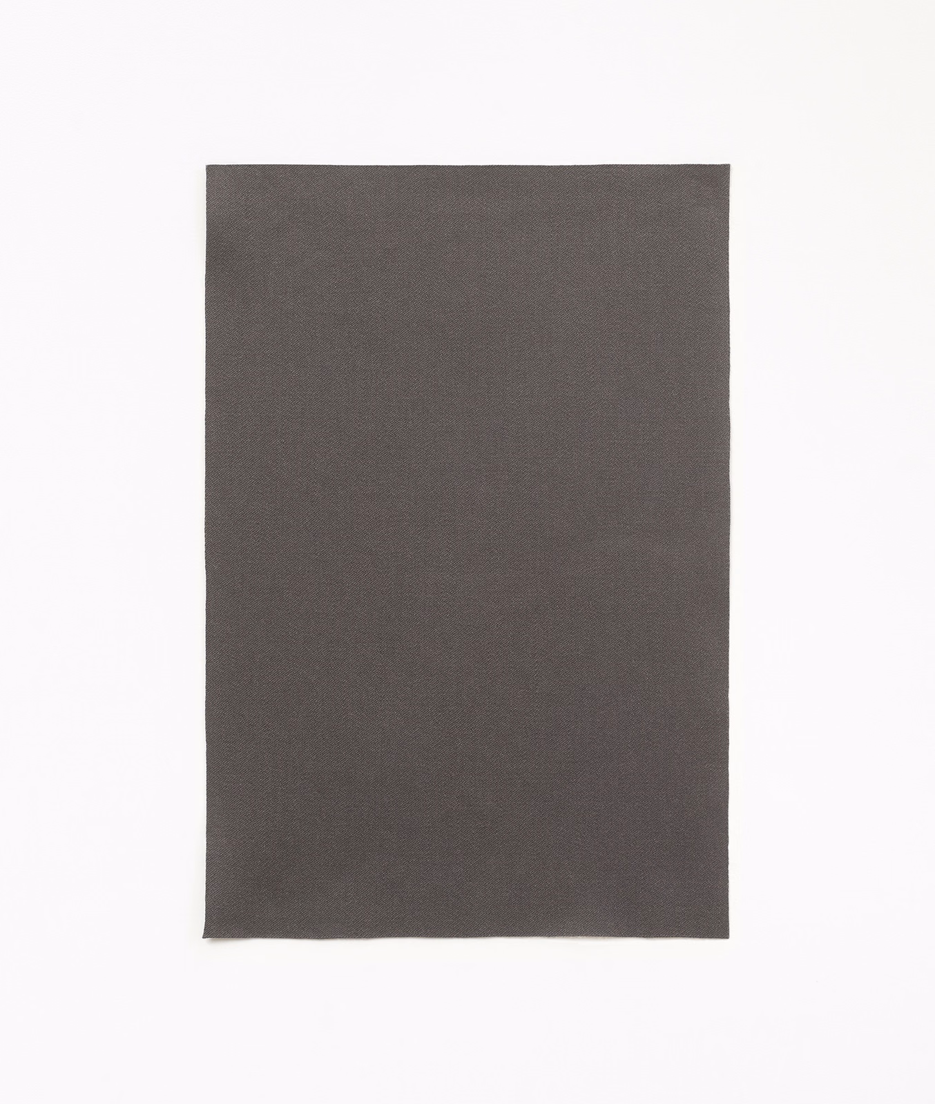 Deep anthracite grey satin swatch with fine texture and a muted, even sheen