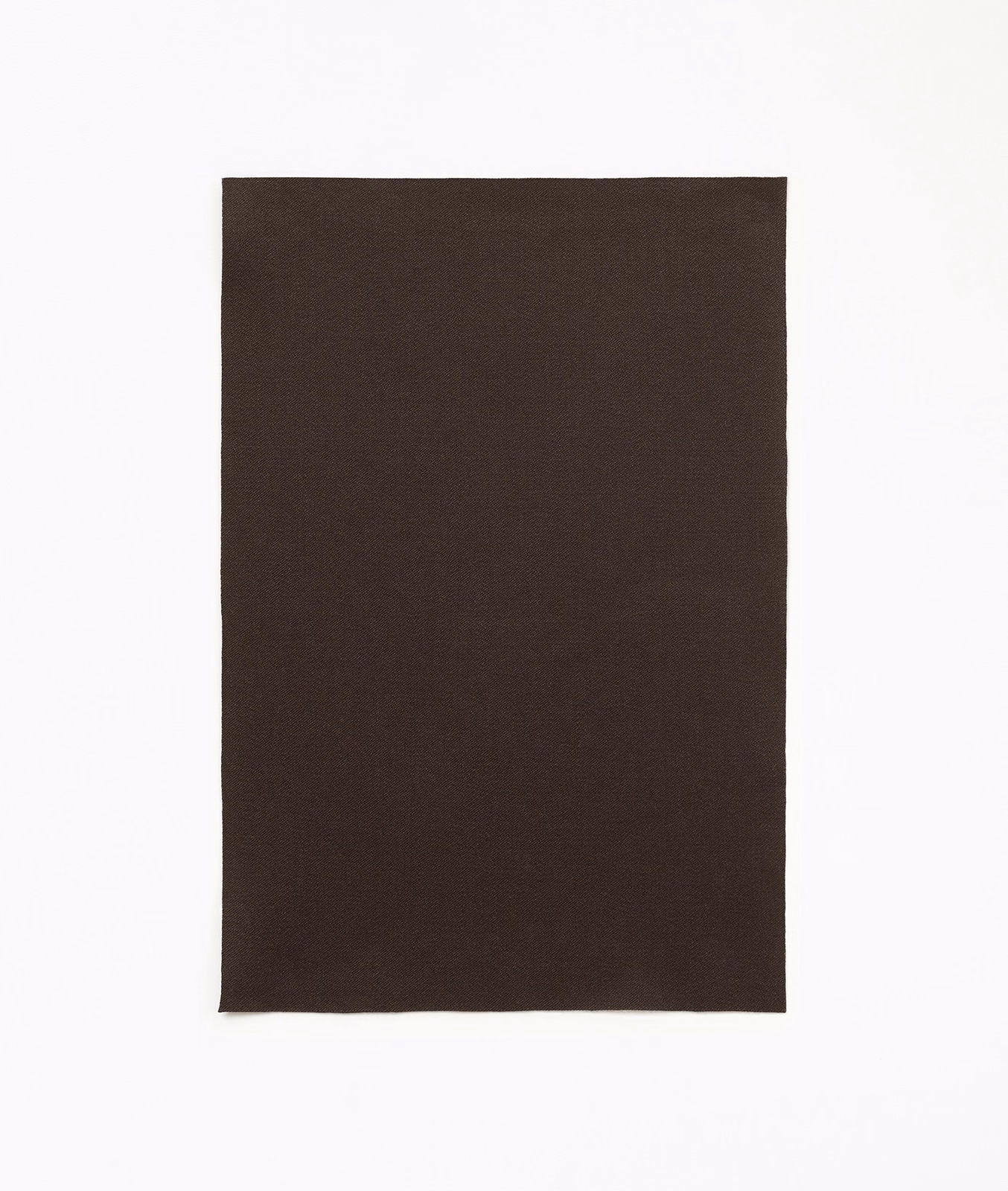 Plain ebony-brown satin swatch with a subtle sheen and smooth even surface