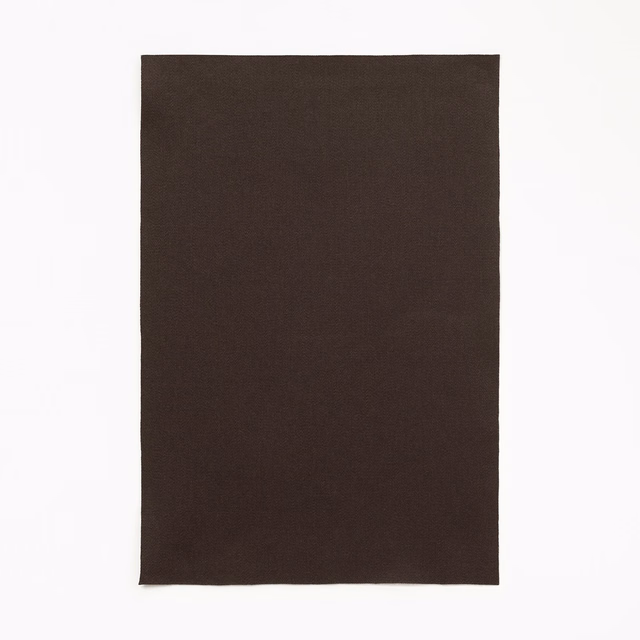Plain ebony-brown satin swatch with a subtle sheen and smooth even surface