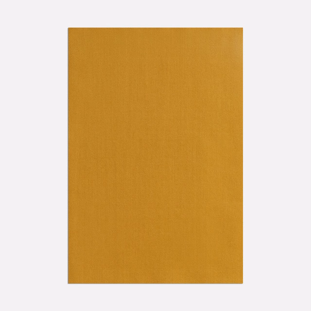 Warm mustard-gold satin swatch showing a fine vertical weave and soft sheen