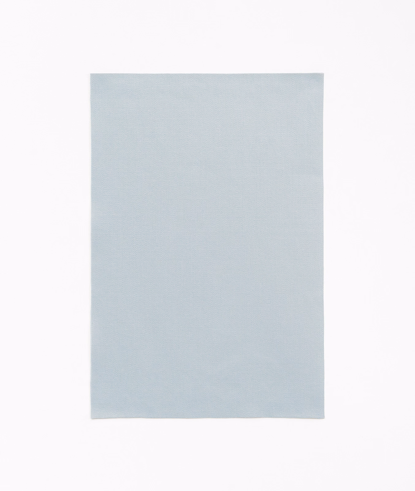 Pale ice-blue satin with a smooth surface and delicate horizontal sheen