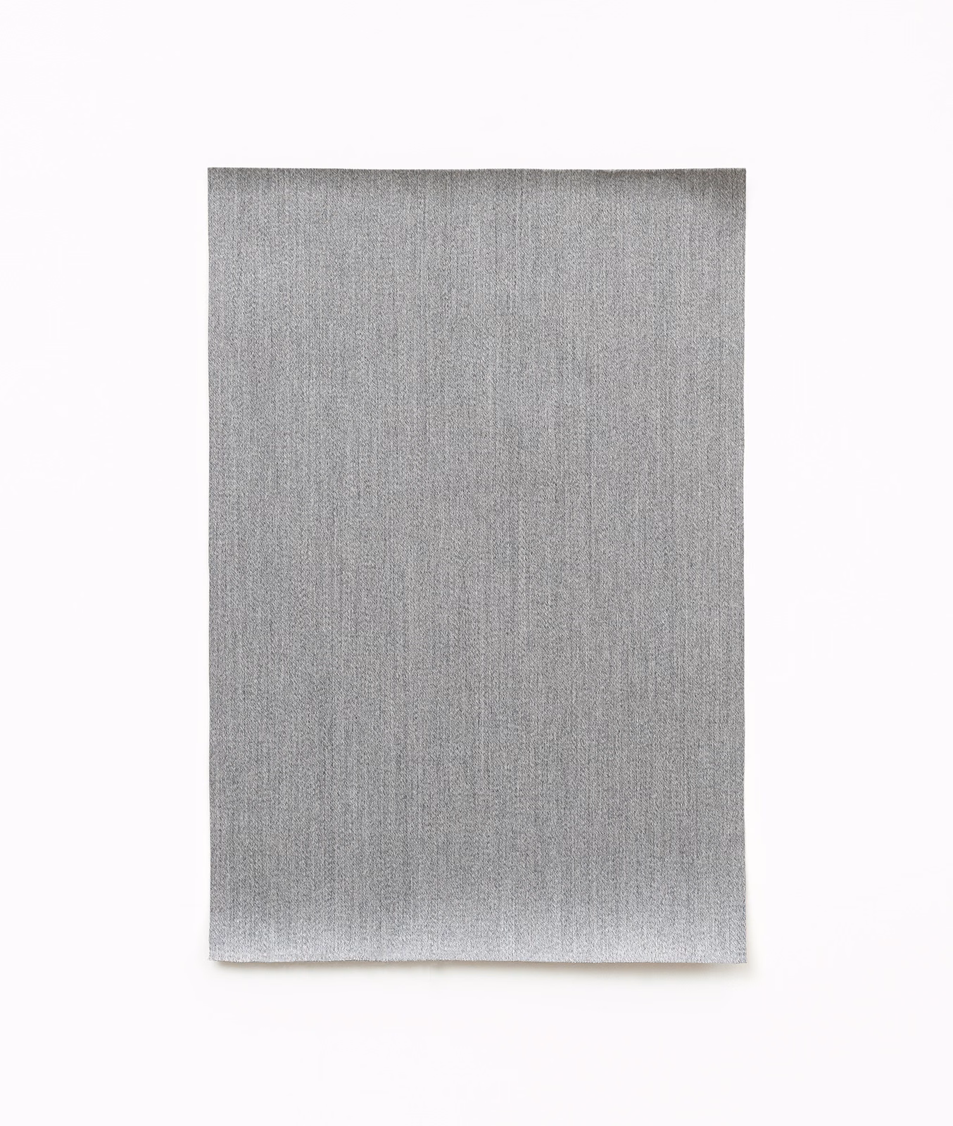 Cool silver-grey satin with a fine, softly shimmering vertical grain
