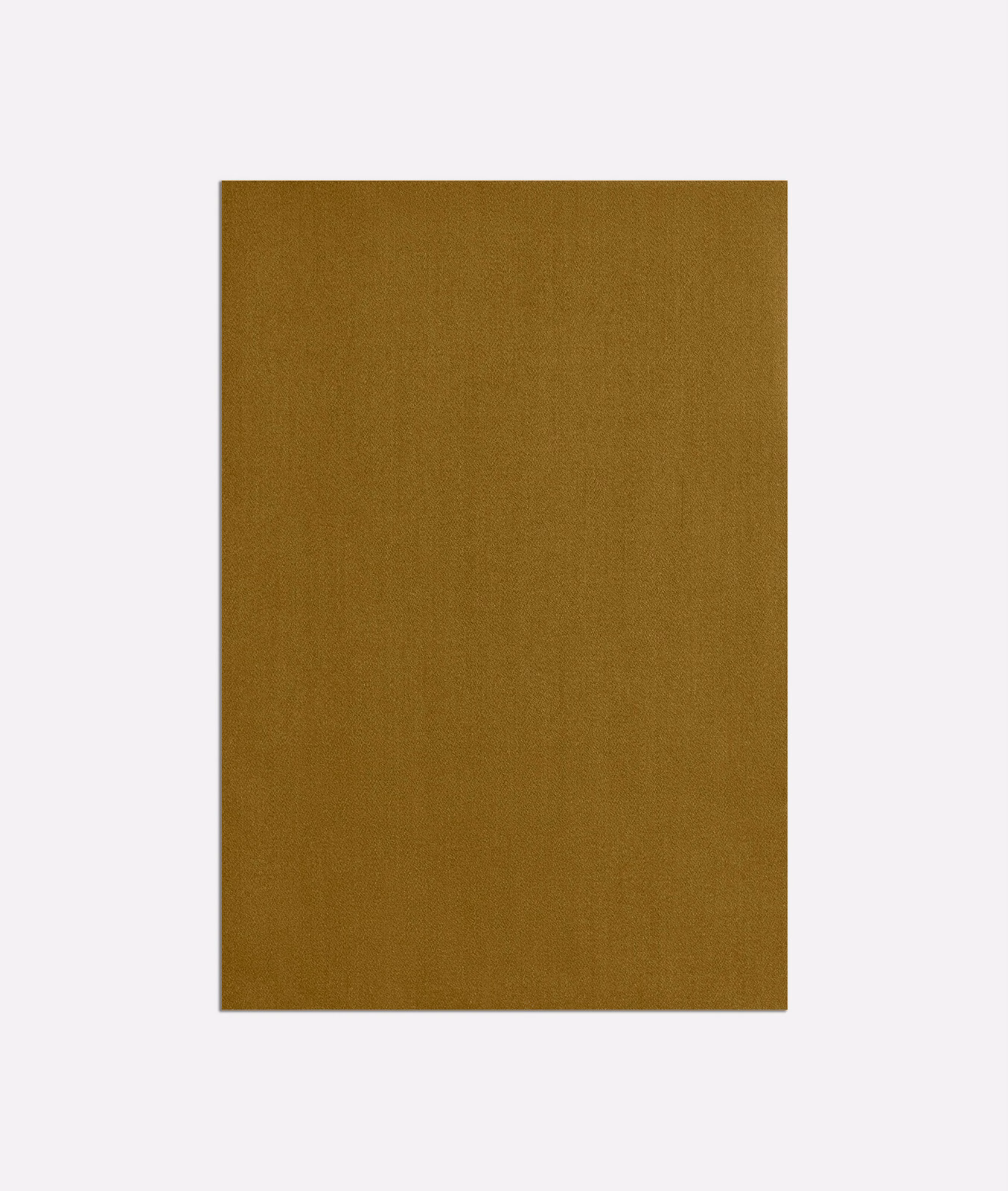 Deep mustard-ochre satin with a soft sheen and faint vertical grain