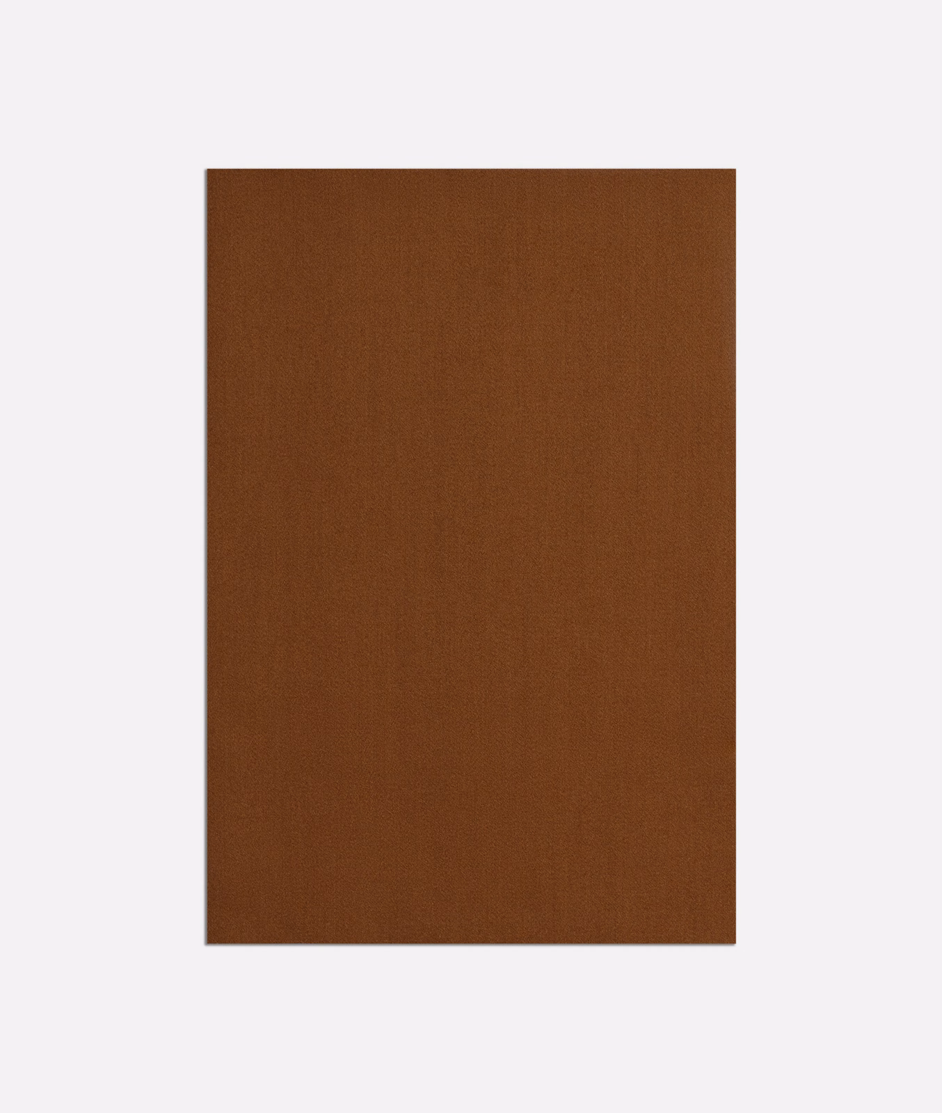 Warm tobacco-brown satin swatch with a smooth, subtly lustrous plain surface
