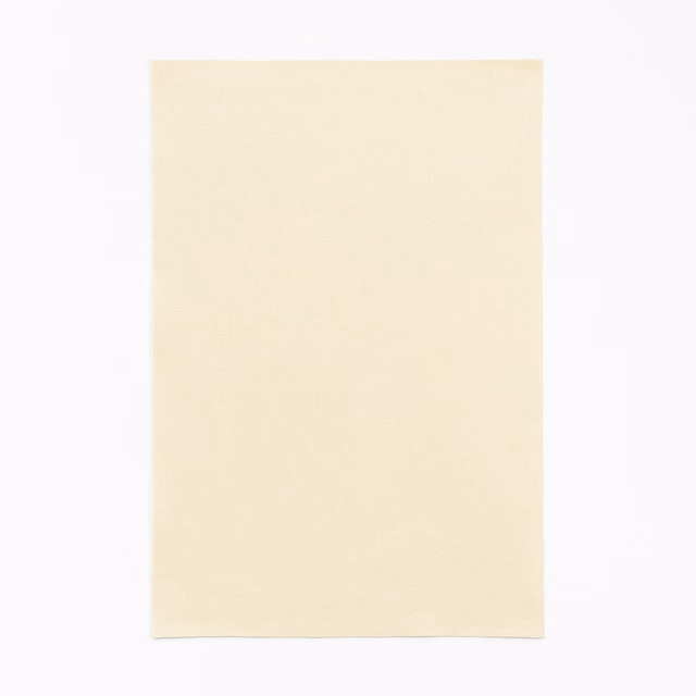 Pale vanilla ivory satin swatch with a smooth, subtly luminous plain surface